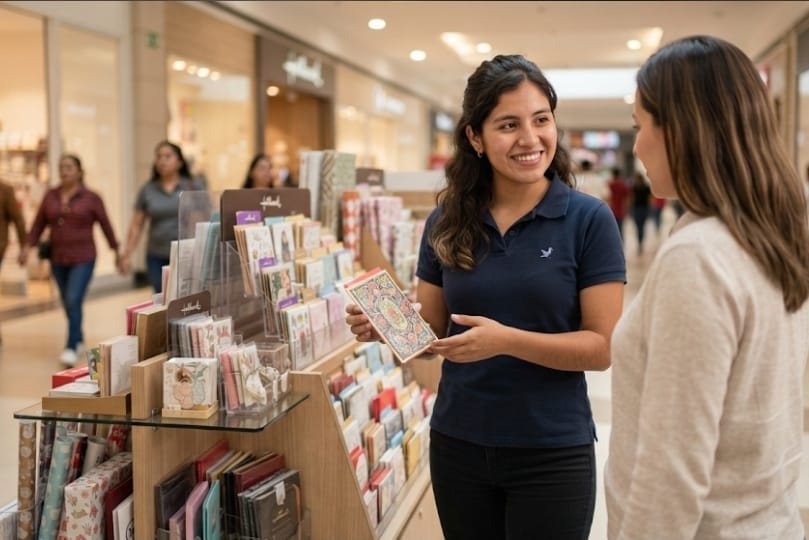 Vendedora de tienda Centro Comercial ​Hallmark